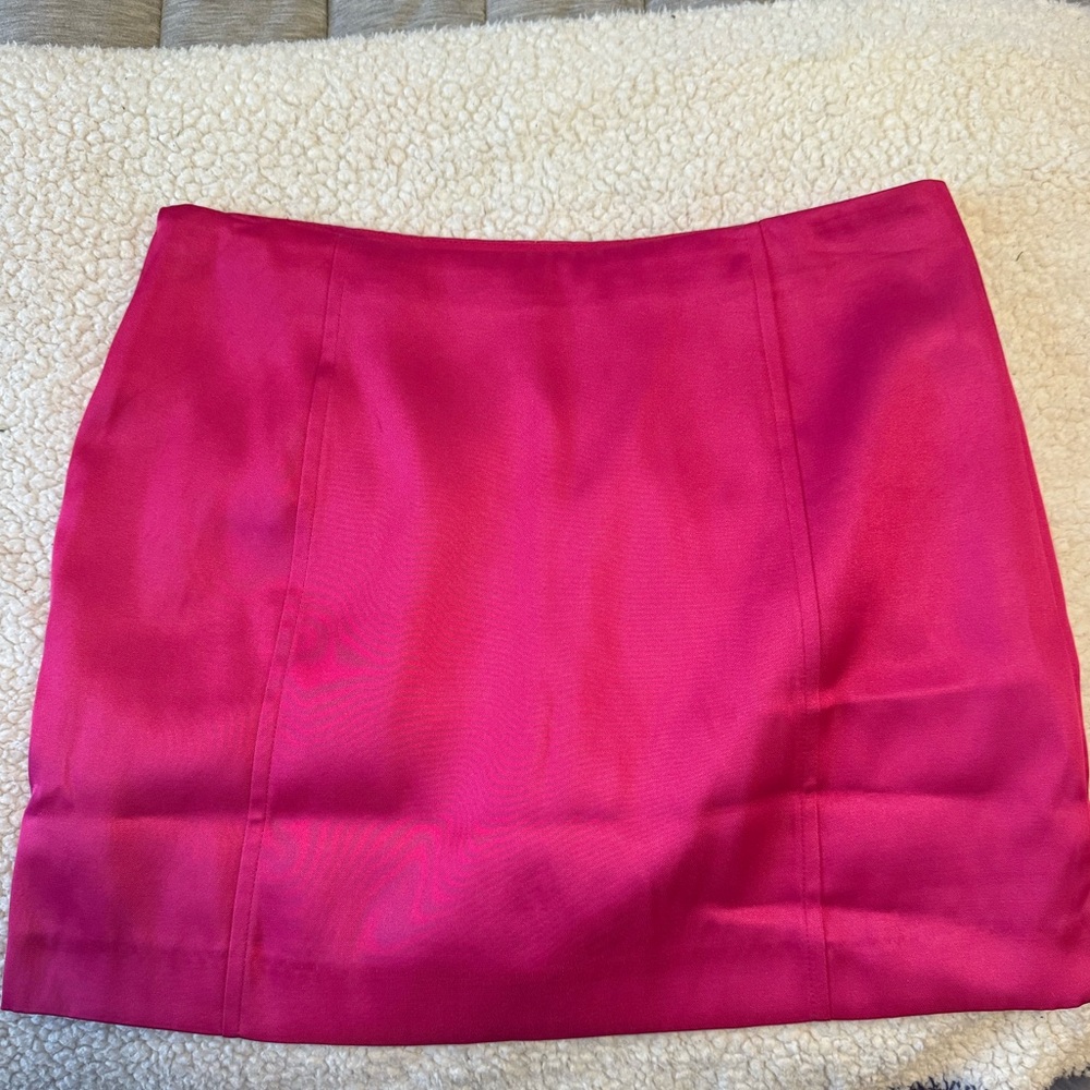New without tags, H&M Pink Satin Skirt, NEVER WORN